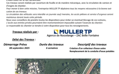 Information travaux à Vitry-sur-Orne